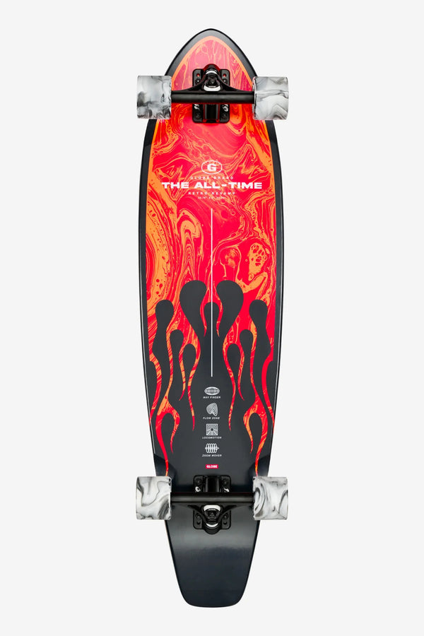 Globe - 35" All-Time - Red Flames