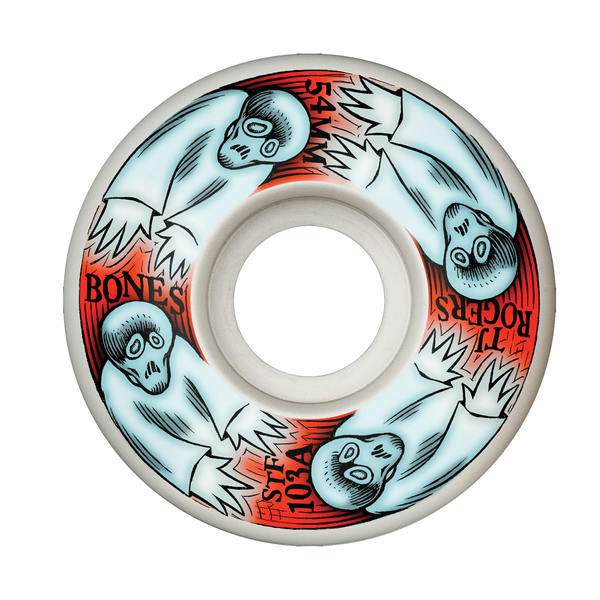 Bones - 54mm Rogers Whirling Specters V3 Slim STF 103A