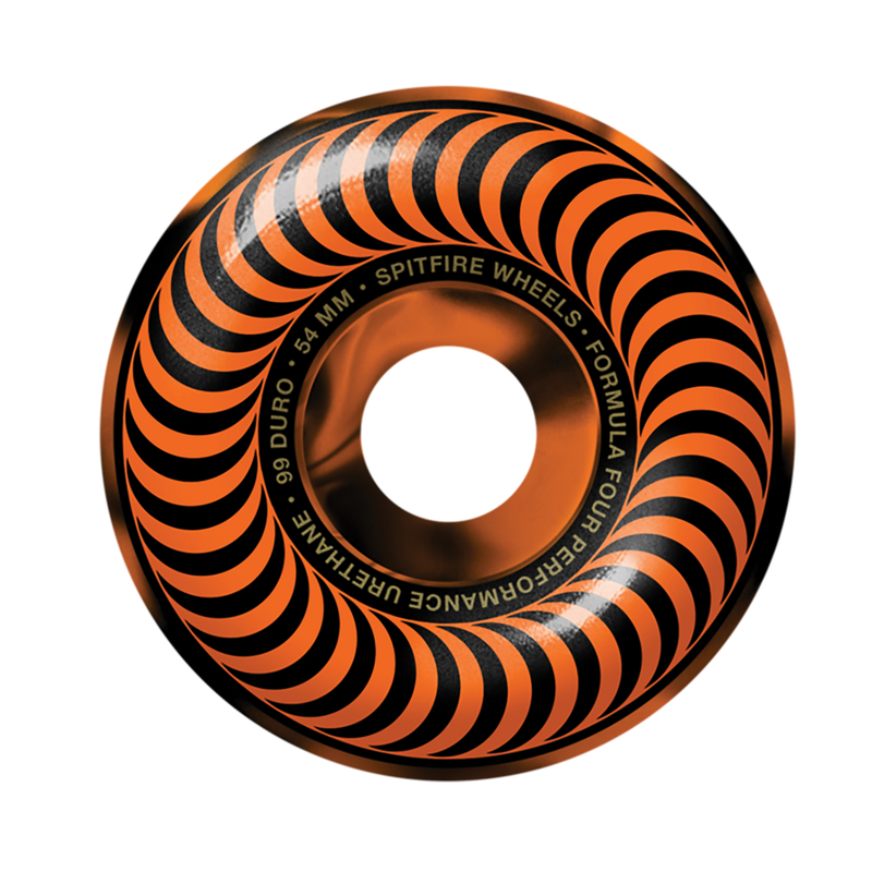 Spitfire - 54mm F4 99 Classic Swirl Black/Orange