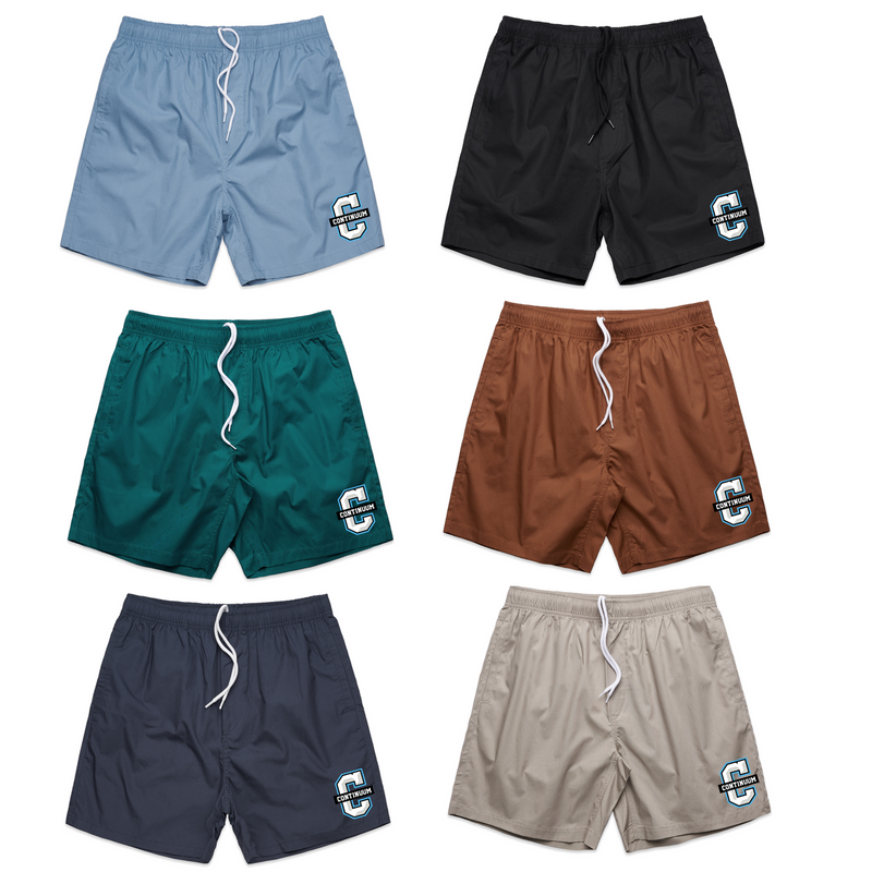 Continuum - Team C - Beach Shorts 17" - Carolina Blue