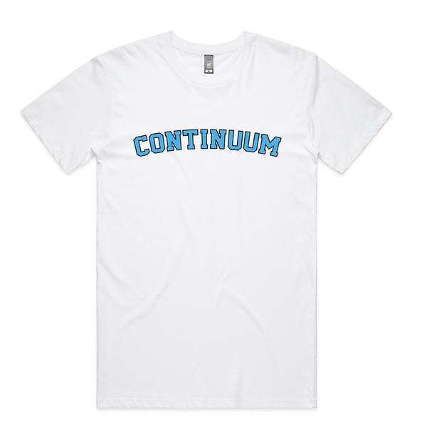 Continuum - Team Bold Curved t-shirt - White