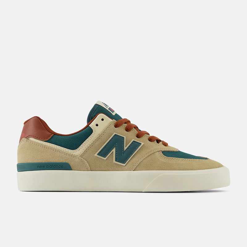 New Balance Numeric - NM574VCB - Tan with Forest Green