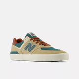 New Balance Numeric - NM574VCB - Tan with Forest Green